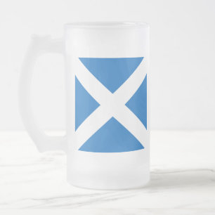 Taza De Cristal Esmerilado Fiesta de Saltire del escocés