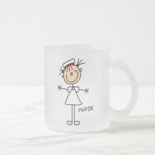 Taza De Cristal Esmerilado Figura simple camisetas y regalos del palillo de