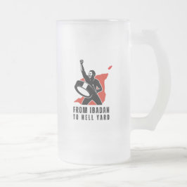 Taza De Cristal Esmerilado FITHY 16oz Victory (left-handed)
