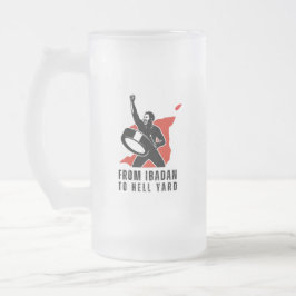 Taza De Cristal Esmerilado FITHY 16oz Victory (right-handed)