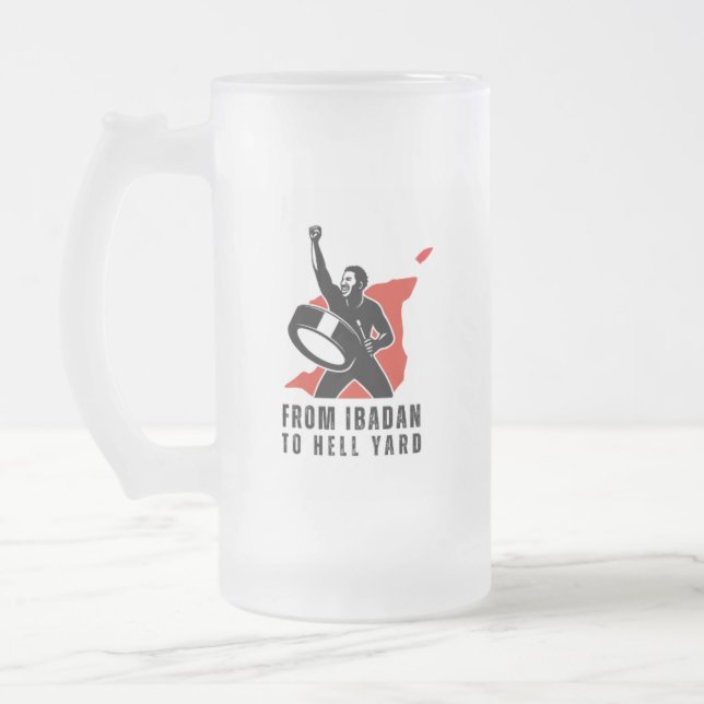 Taza De Cristal Esmerilado FITHY 16oz Victory (right-handed) (Izquierda)