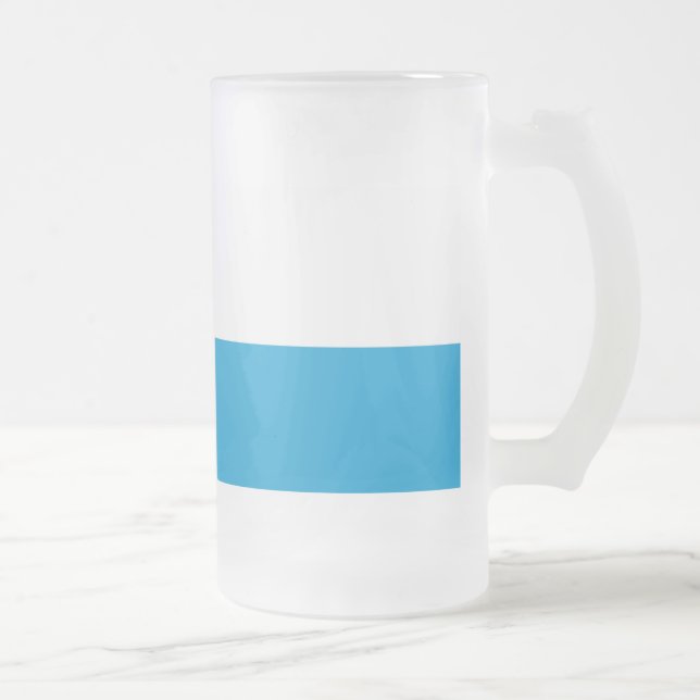 Taza De Cristal Esmerilado Flag of Bavaria Frosted Glass Beer Mug (Derecha)