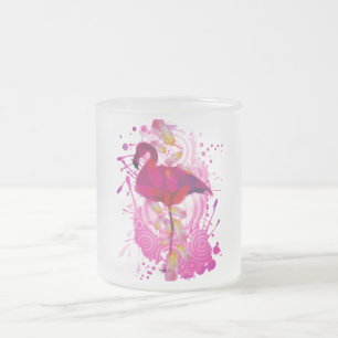 Taza De Cristal Esmerilado Flamenco