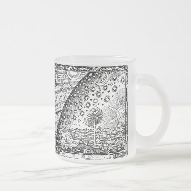 Taza De Cristal Esmerilado Flammaris Wanderer (Derecha)