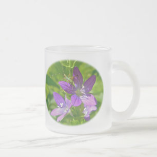 Taza De Cristal Esmerilado Flor silvestre de cristal de Venus
