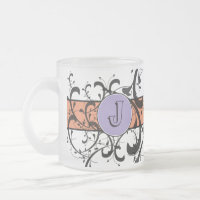 Florecimiento de la Fancy Personalizada Monogramad