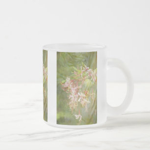 Taza De Cristal Esmerilado Flores de azalea salvaje = Primavera