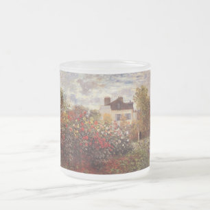 Taza De Cristal Esmerilado flores-vintage-jardín-de-monet-en-argenteuil-sol