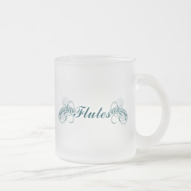 Taza De Cristal Esmerilado Flutes (Derecha)