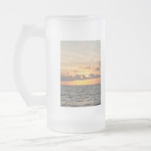 Taza De Cristal Esmerilado Folly Beach Morning