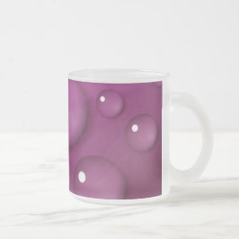 Taza De Cristal Esmerilado Fondo de caída de agua rosa