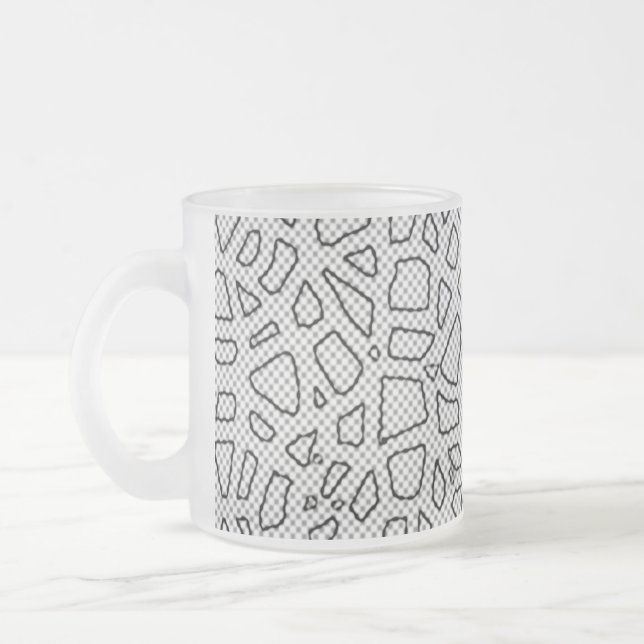 Taza De Cristal Esmerilado Formas diferentes (Izquierda)