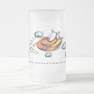 Taza De Cristal Esmerilado Fosa Olimpica