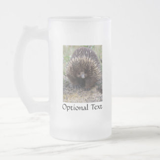 Taza De Cristal Esmerilado Foto animal australiana de Echidna Cute