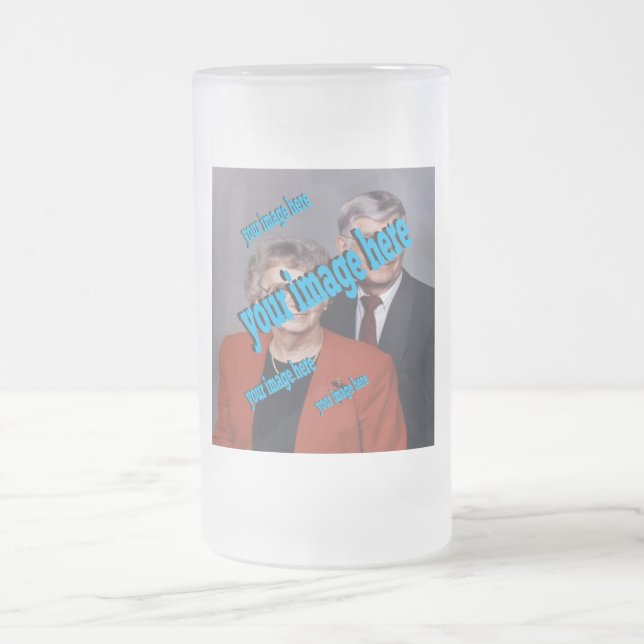 Taza De Cristal Esmerilado Foto FAMILIAR ✨ Personalizado encantador (Centro)