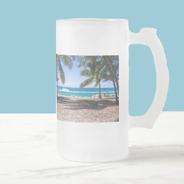 Taza De Cristal Esmerilado FOTO personalizado de vacaciones personaliza la br