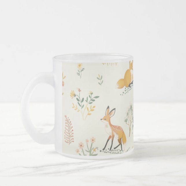 Taza De Cristal Esmerilado "Foxy Glass Cup" (Izquierda)