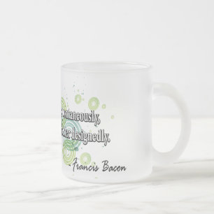 Taza De Cristal Esmerilado Francis Bacon