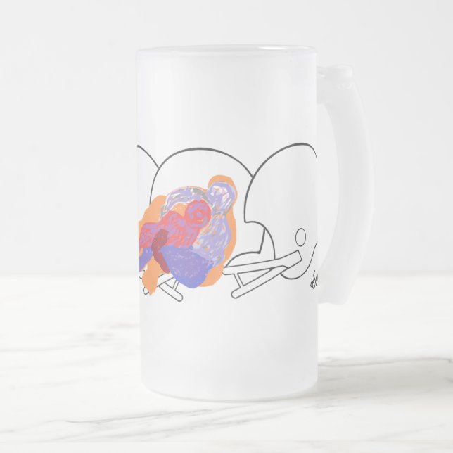 Taza De Cristal Esmerilado Frost Mug : El juego está encendido (Anverso derecho)