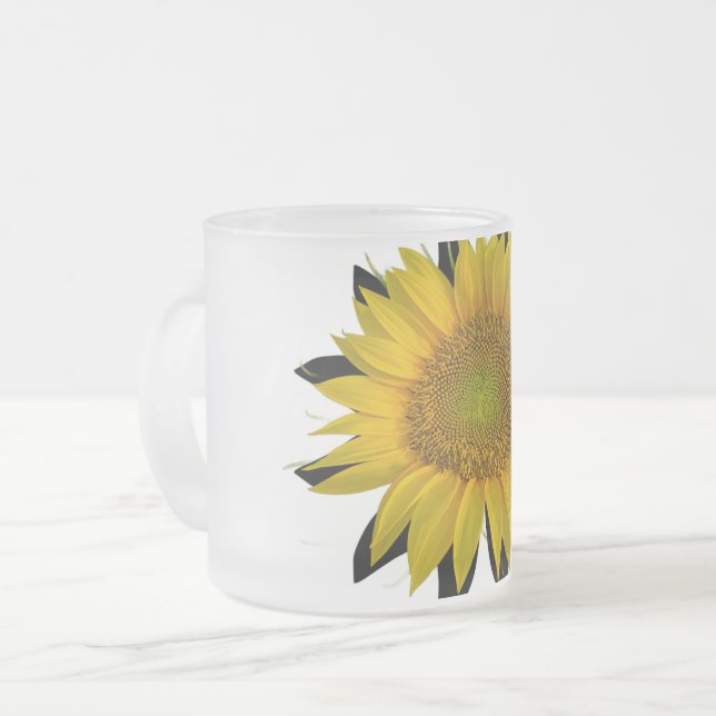Taza De Cristal Esmerilado Frosted Glass Mug (Anverso izquierdo)