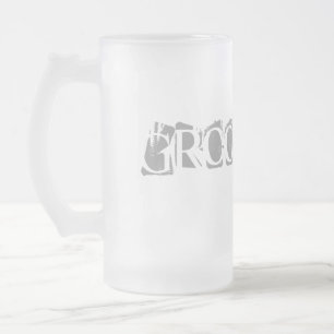 Taza De Cristal Esmerilado Frosted Mug Groomsman