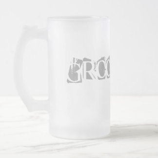 Taza De Cristal Esmerilado Frosted Mug Groomsman