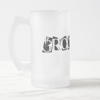 Taza De Cristal Esmerilado Frosted Mug Groomsman
