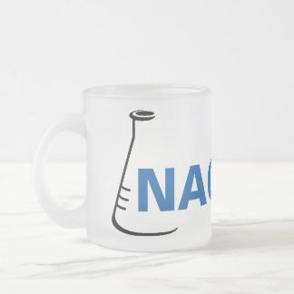 Taza De Cristal Esmerilado Frosted NAOSMM Logo Mug