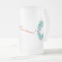 Frosty Merry Christmas Wreath