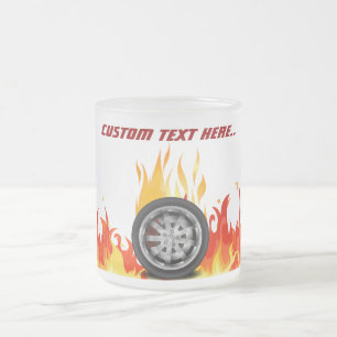 Taza De Cristal Esmerilado Fuego, Aleación
