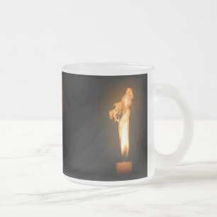 Taza De Cristal Esmerilado Fuego de caída