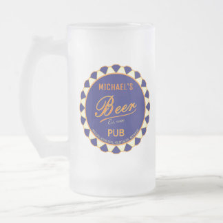Taza De Cristal Esmerilado Fun Man Cave Beer Botella