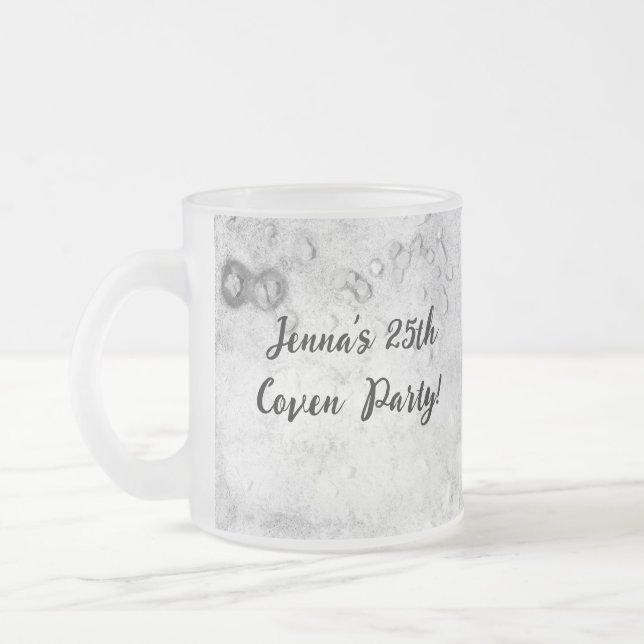 Taza De Cristal Esmerilado Fun Personalizado Halloween Party (Izquierda)