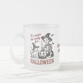 Taza De Cristal Esmerilado Fun Personalizado Halloween Party