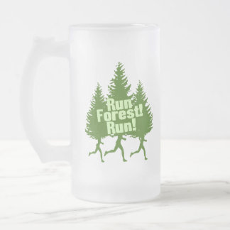 Taza De Cristal Esmerilado Funcione con el funcionamiento del bosque