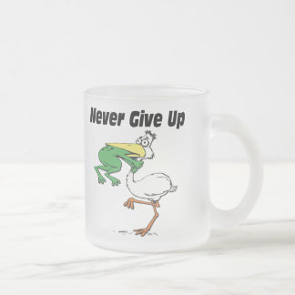 Taza De Cristal Esmerilado Funny Pelican