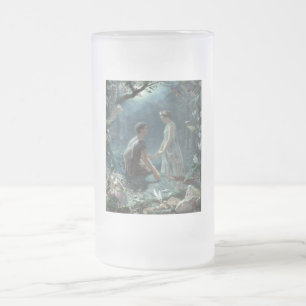 Taza De Cristal Esmerilado Furries: El sueño de Shakespeare de una noche de v