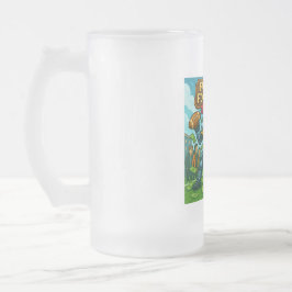 Taza De Cristal Esmerilado Fútbol fantástico