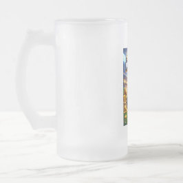 Taza De Cristal Esmerilado Fútbol fantástico con perro