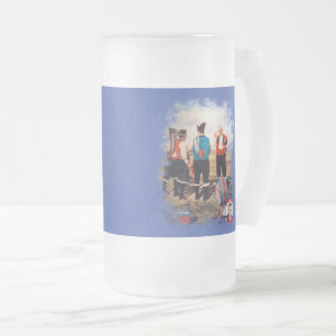 Taza De Cristal Esmerilado Gaiteros