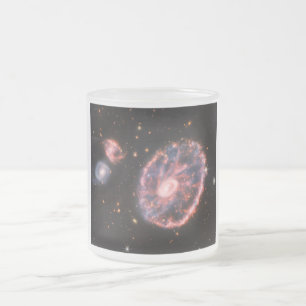 Taza De Cristal Esmerilado Galaxia de volantes, telescopio espacial James Web