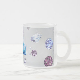 Taza De Cristal Esmerilado Galaxia Diamante 3