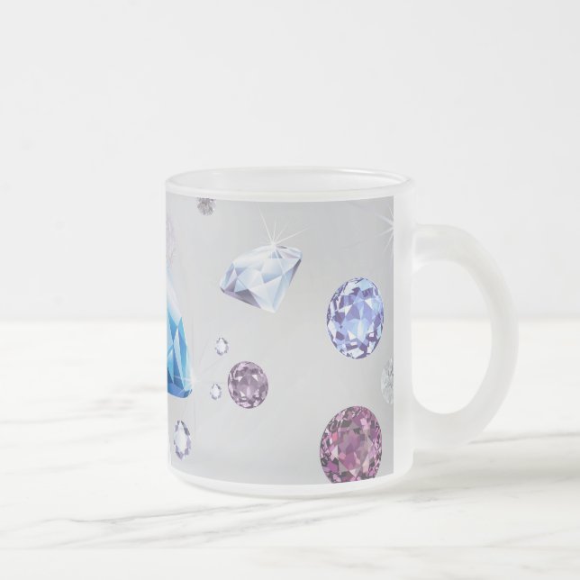 Taza De Cristal Esmerilado Galaxia Diamond 3 (Derecha)