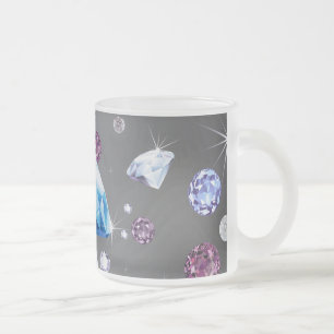 Taza De Cristal Esmerilado Galaxia Diamond 5