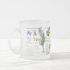 Taza De Cristal Esmerilado Gardener's teatime mug