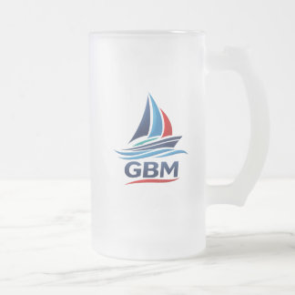 Taza De Cristal Esmerilado GBM Beer glass frosted