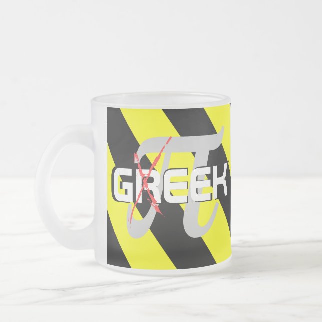 Taza De Cristal Esmerilado Geek (Izquierda)
