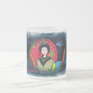 Taza De Cristal Esmerilado Geisha