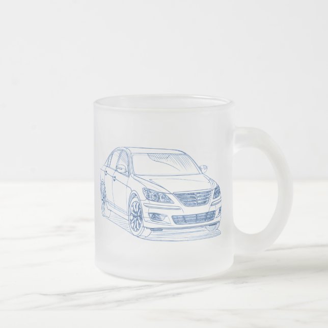 Taza De Cristal Esmerilado Génesis Sdn 2009 de Hyu+ (Derecha)