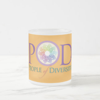 Taza De Cristal Esmerilado Gente de la taza del vidrio esmerilado de la